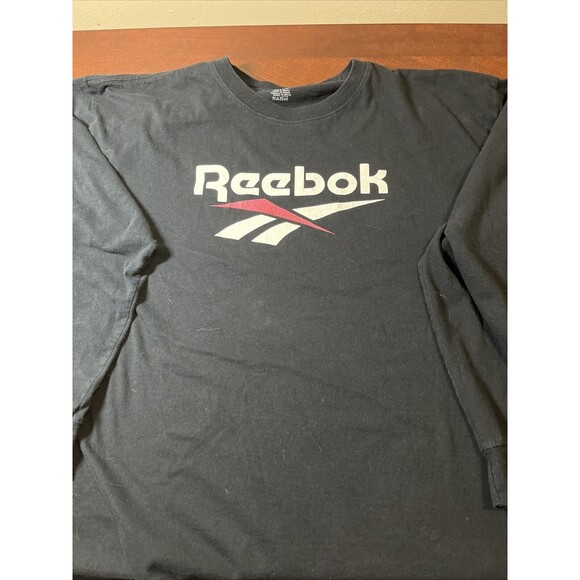 Reebok CL F Vector Crew Neck  Cotton  Long Sleeve Shirt - XL - Picture 1 of 3